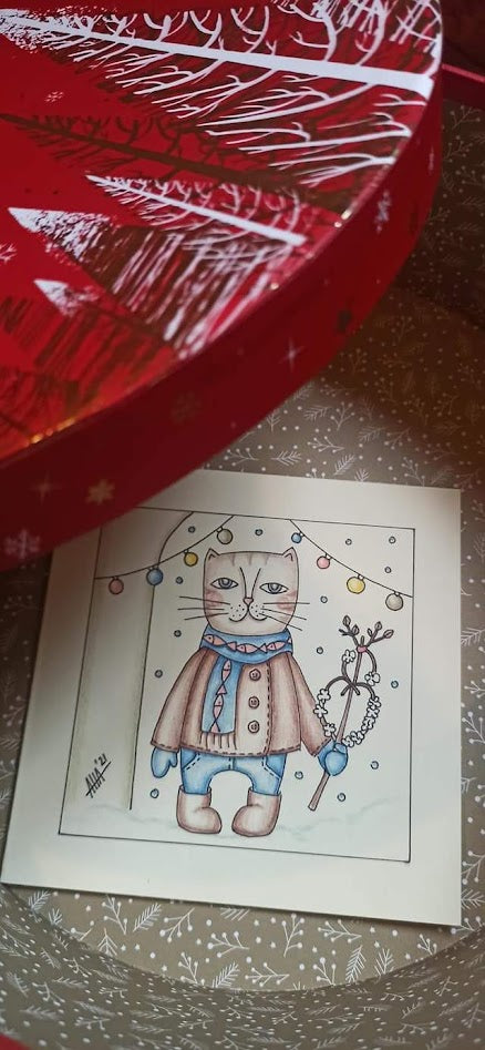 коледна картичка